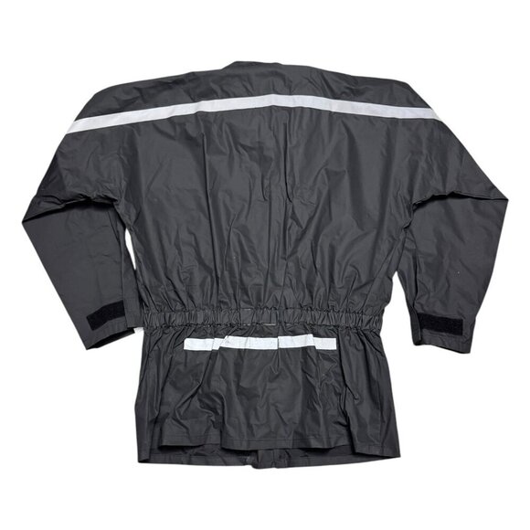TEKNIC Waterproof Rain Outdoor Motorcycle Biker Riding Jacket Mens Large - Picture 4 of 6